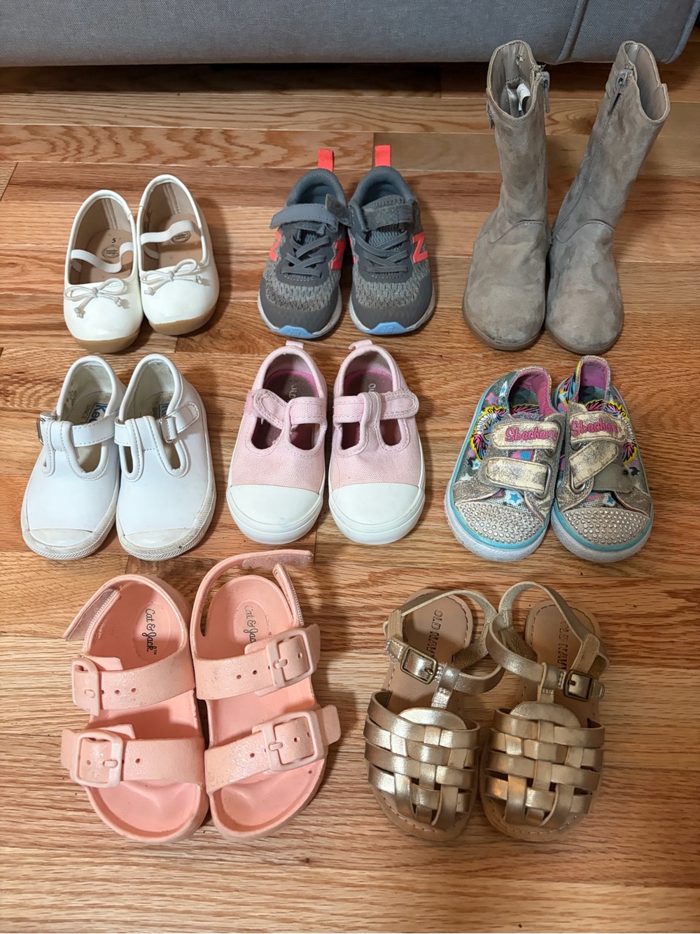 Toddler girls size 5 shoes